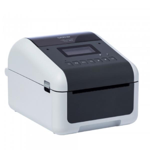 Brother TD-4550DNWB - Stampante per etichette - termico diretto - Rullo (11,8 cm) - 300 x 300 dpi - fino a 152.4 mm/sec - USB 2.0, LAN, seriale, Wi-Fi(n), host USB, Bluetooth 4.2